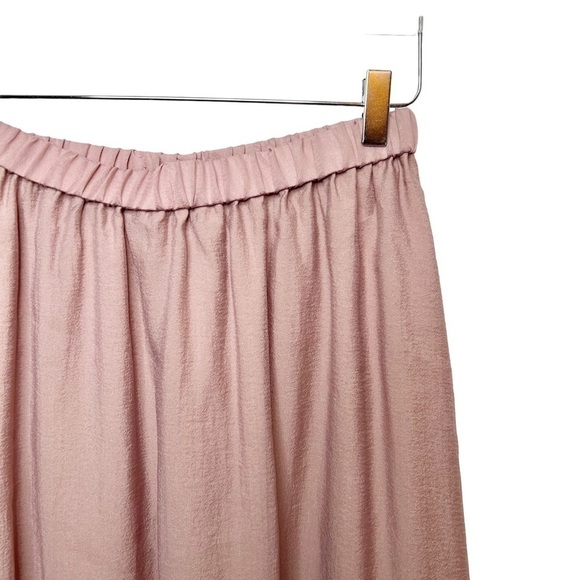 & Other Stories Blush Crepe Women’s Fairy Maxi Overlay Skirt M - Picture 11 of 12